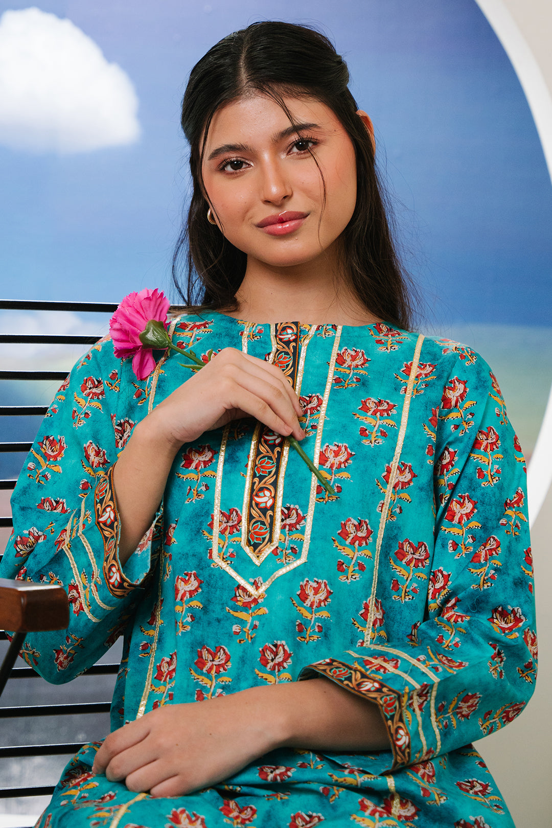 Zellbury | Summer Pret | Kurta - 1840 -  Zellbury Women Essential Pret - Original Designer Dress - House of Maryam