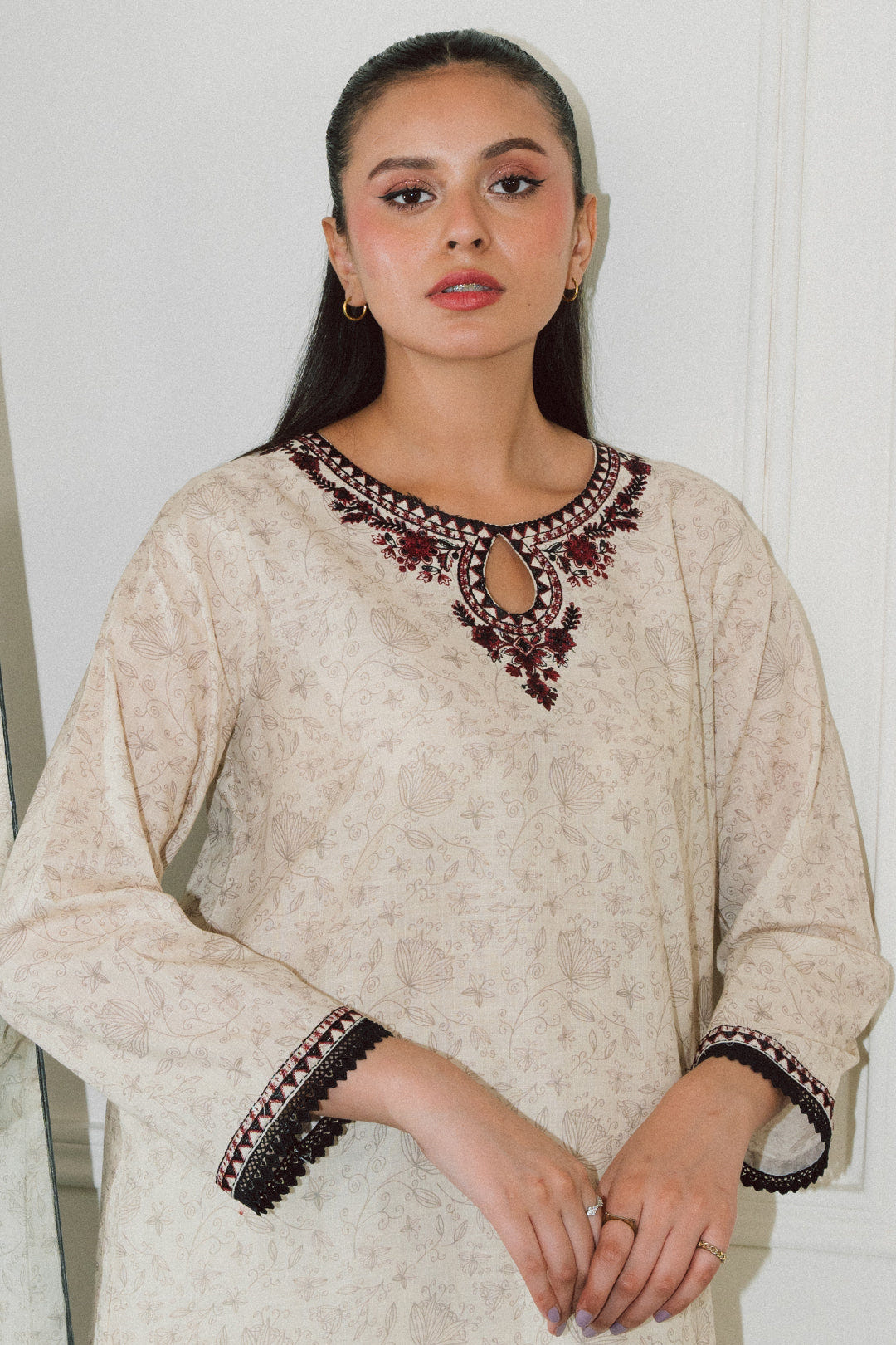 Zellbury | Summer Pret | Embroidered  Kurta - 1848 -  Zellbury Women Essential Pret - Original Designer Dress - House of Maryam