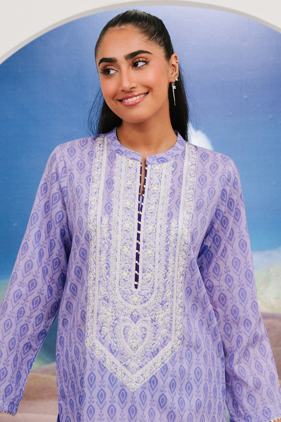 Zellbury | Summer Pret | Embroidered Kurta - 1849 -  Zellbury Women Essential Pret - Original Designer Dress - House of Maryam