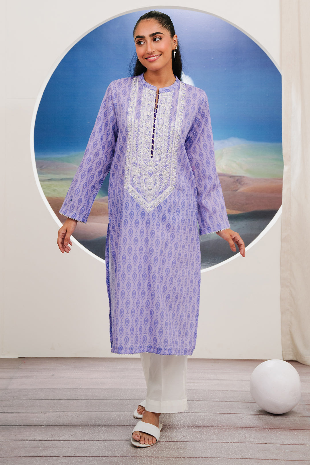 Zellbury | Summer Pret | Embroidered Kurta - 1849