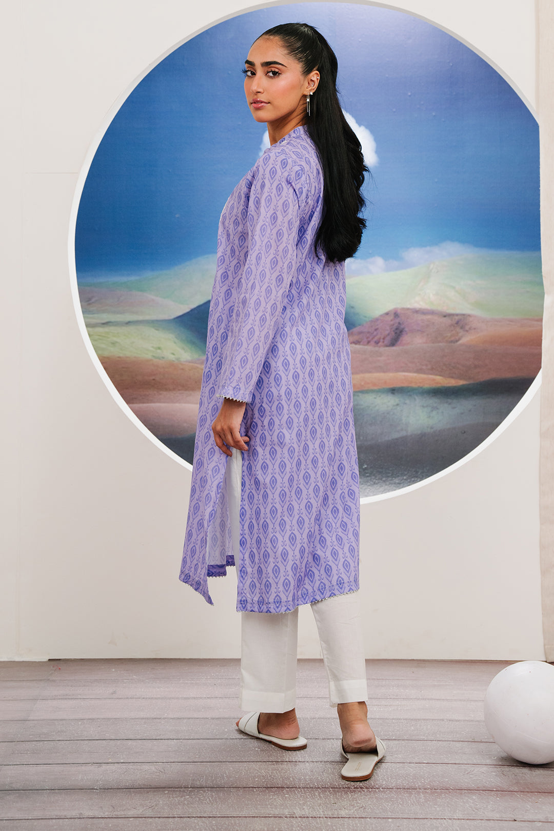 Zellbury | Summer Pret | Embroidered Kurta - 1849 -  Zellbury Women Essential Pret - Original Designer Dress - House of Maryam