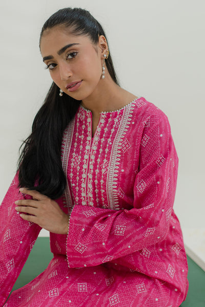 Zellbury | Summer Pret | Embroidered Kurta - 1853 -  Zellbury Women Essential Pret - Original Designer Dress - House of Maryam