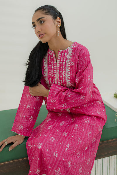 Zellbury | Summer Pret | Embroidered Kurta - 1853 -  Zellbury Women Essential Pret - Original Designer Dress - House of Maryam