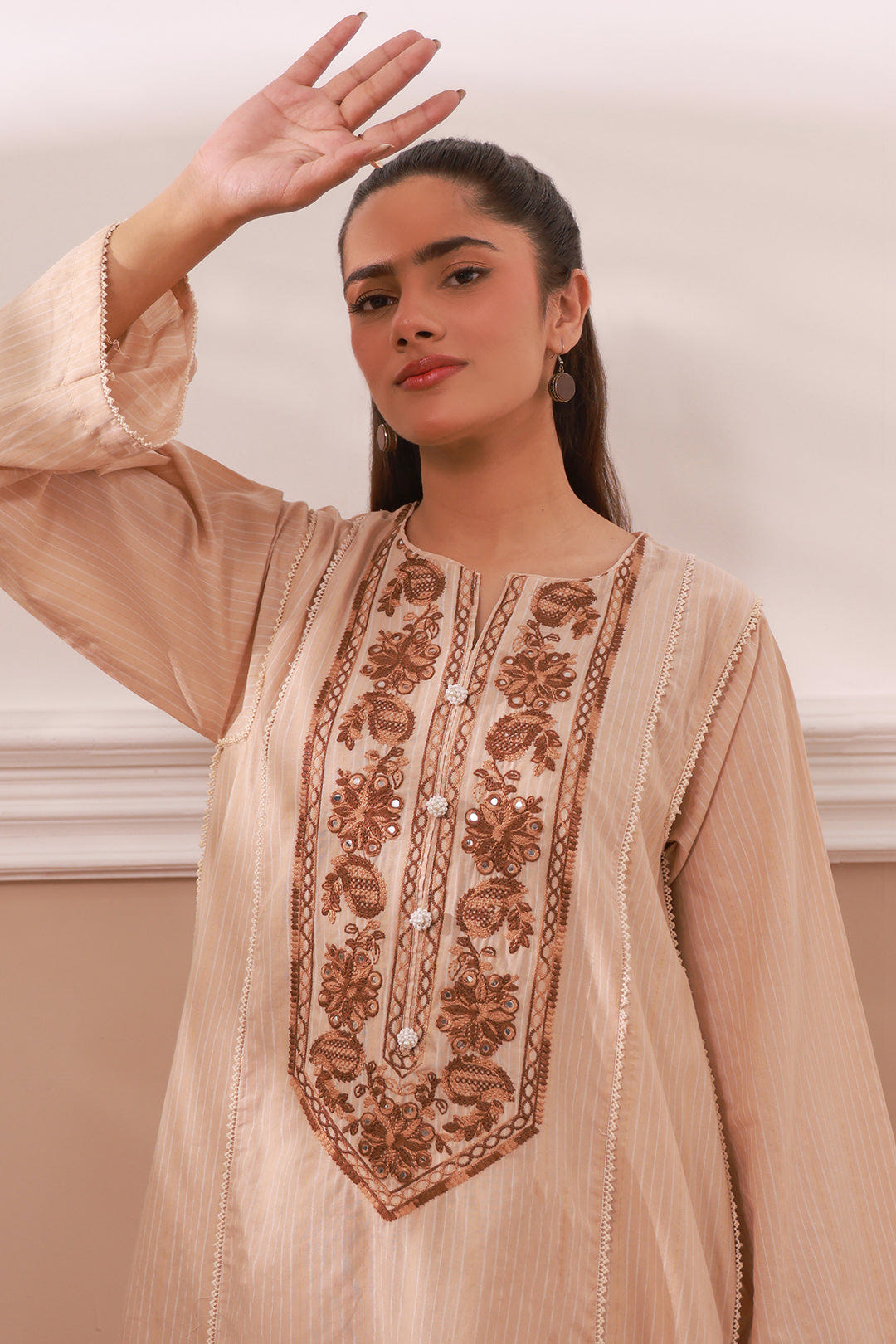 Zellbury | Summer Pret | Embroidered Kurta - 1866 -  Zellbury Women Signature Pret - Original Designer Dress - House of Maryam