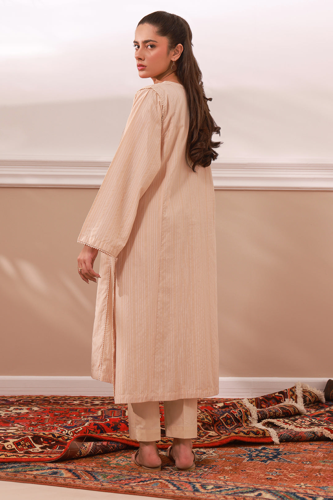 Zellbury | Summer Pret | Embroidered Kurta - 1866 -  Zellbury Women Signature Pret - Original Designer Dress - House of Maryam