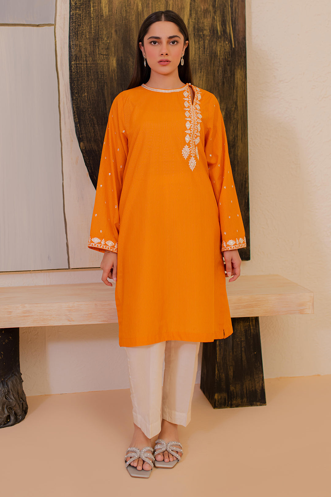 Zellbury | Summer Pret | Embroidered Kurta - 1872