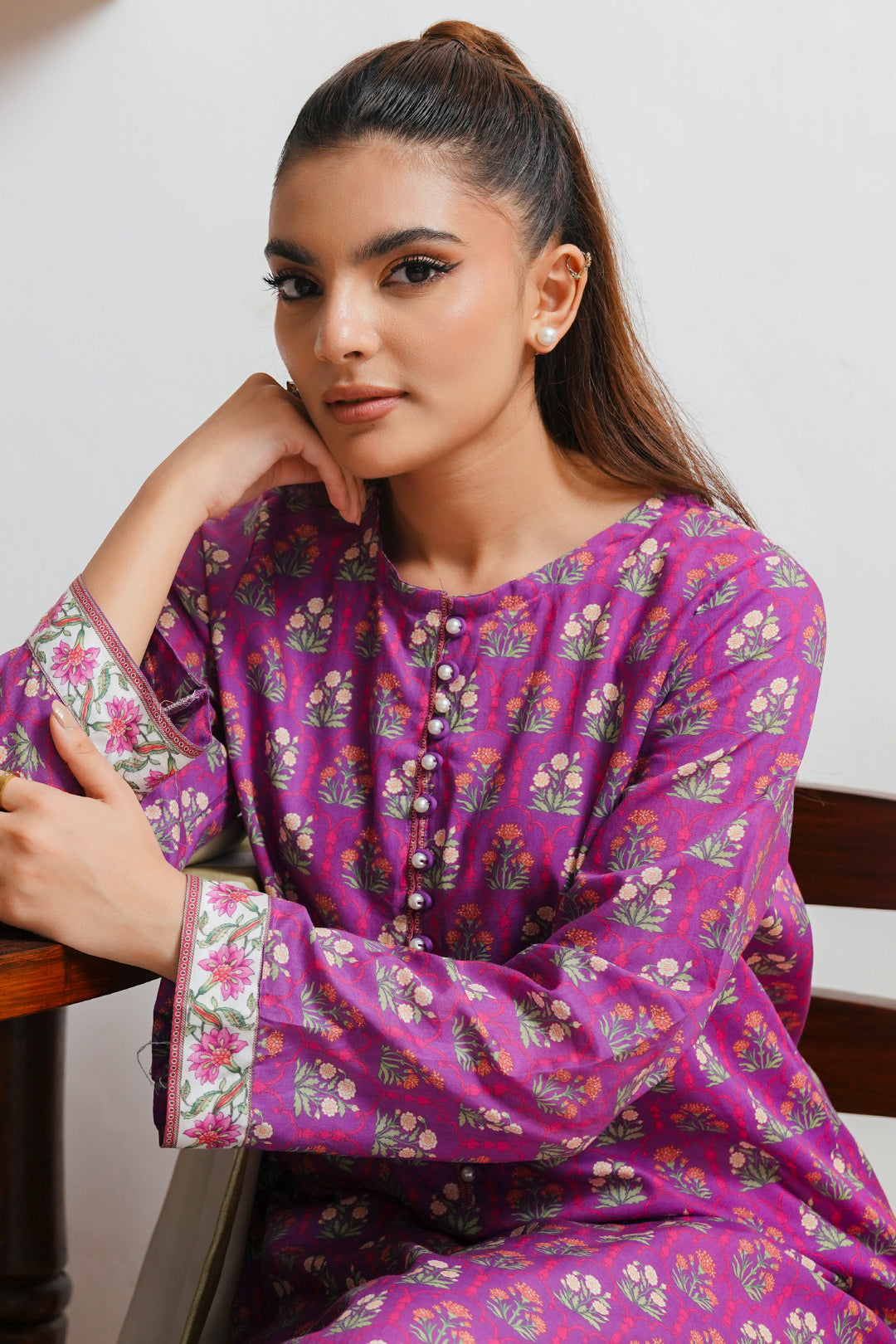 Zellbury | Summer Pret | Kurta - 2034 -  Zellbury Women Essential Pret - Original Designer Dress - House of Maryam