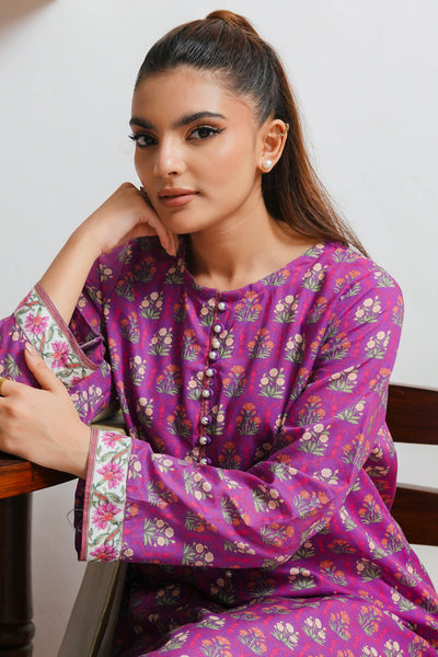 Zellbury | Summer Pret | Kurta - 2034 -  Zellbury Women Essential Pret - Original Designer Dress - House of Maryam