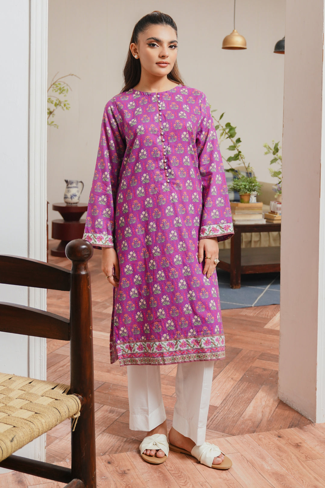 Zellbury | Summer Pret | Kurta - 2034 -  Zellbury Women Essential Pret - Original Designer Dress - House of Maryam