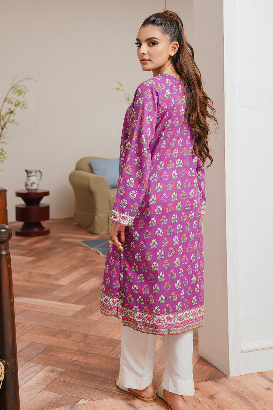 Zellbury | Summer Pret | Kurta - 2034 -  Zellbury Women Essential Pret - Original Designer Dress - House of Maryam