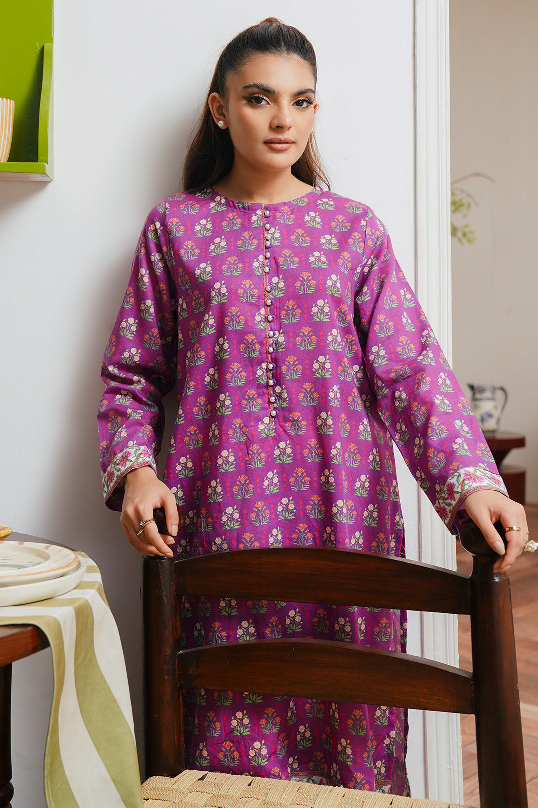 Zellbury | Summer Pret | Kurta - 2034 -  Zellbury Women Essential Pret - Original Designer Dress - House of Maryam