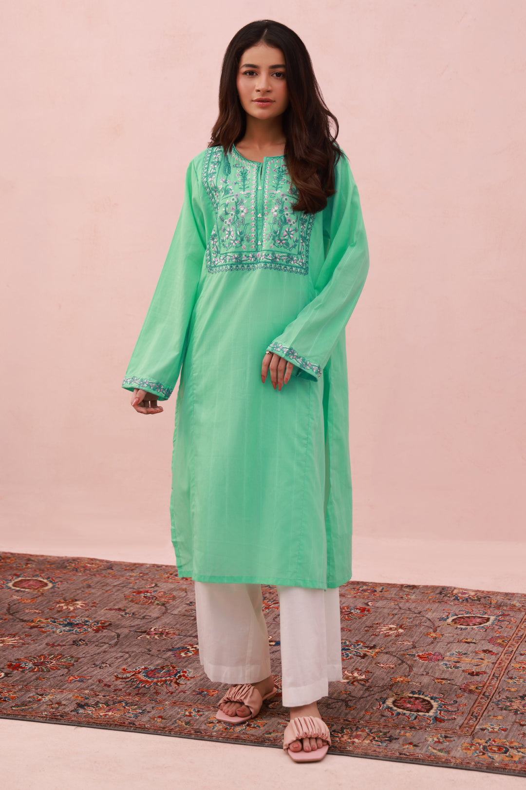 Zellbury | Summer Pret | Embroidered Kurta - 2039 -  Zellbury Women Essential Pret - Original Designer Dress - House of Maryam