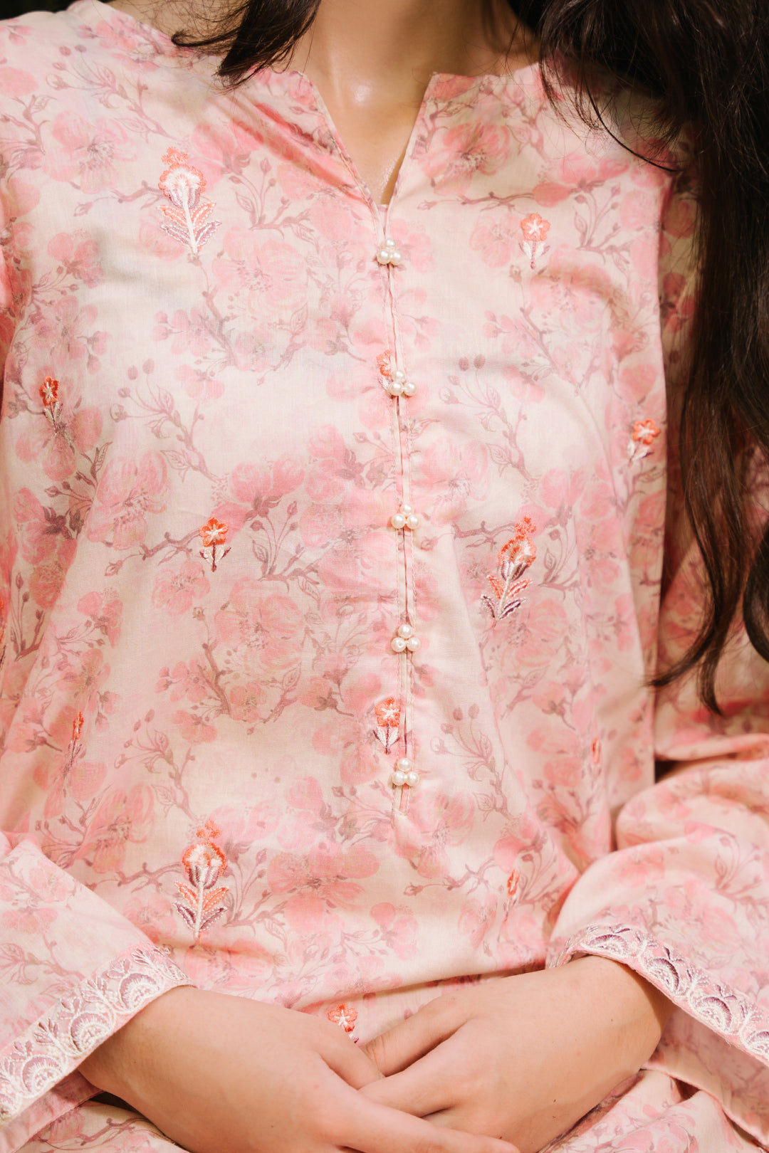 Zellbury | Summer Pret | Embroidered Kurta - 2045 -  Zellbury Women Essential Pret - Original Designer Dress - House of Maryam