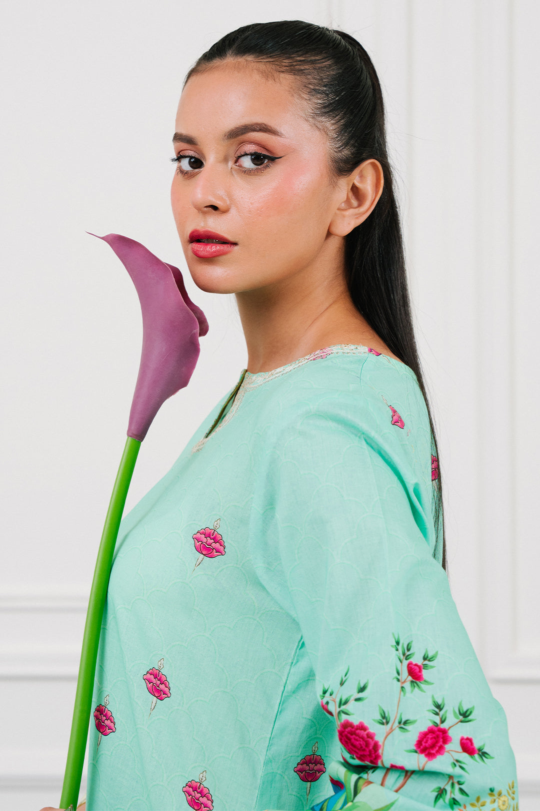 Zellbury | Summer Pret | Embroidered  Kurta - 2046 -  Zellbury Women Essential Pret - Original Designer Dress - House of Maryam