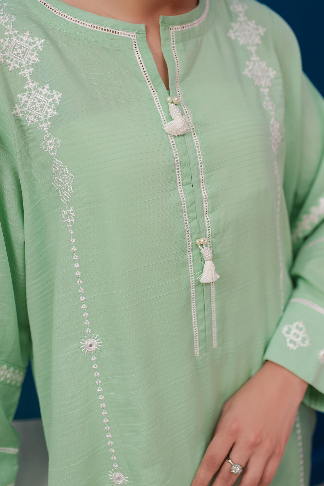 Zellbury | Summer Pret | Embroidered Kurta - 2049 -  Zellbury Women Signature Pret - Original Designer Dress - House of Maryam