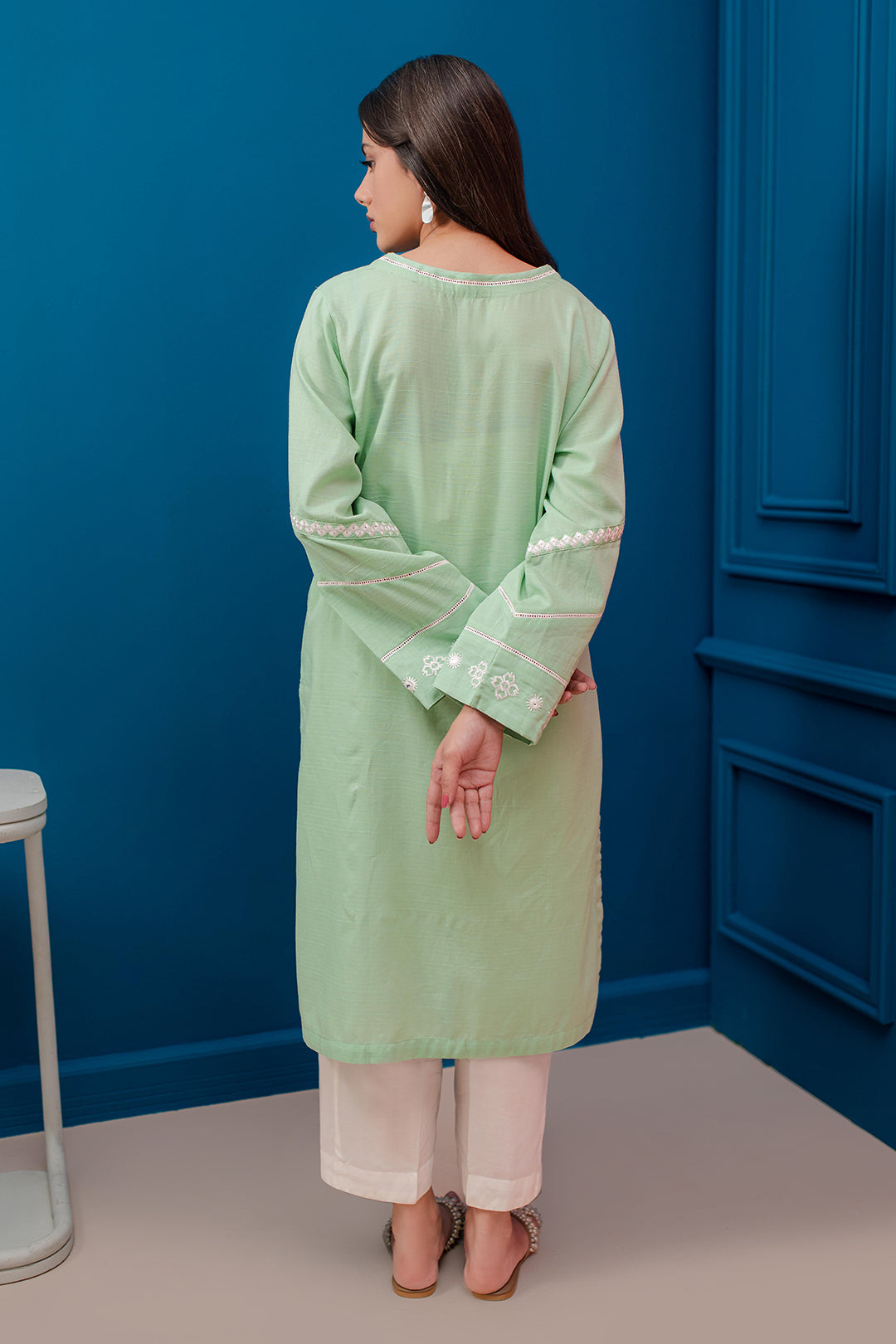 Zellbury | Summer Pret | Embroidered Kurta - 2049 -  Zellbury Women Signature Pret - Original Designer Dress - House of Maryam