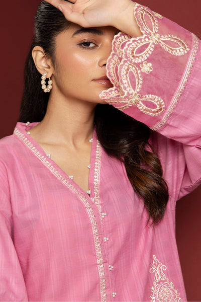 Zellbury | Summer Pret | Embroidered Kurta - 2056 -  Zellbury Women Signature Pret - Original Designer Dress - House of Maryam