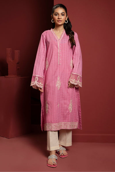 Zellbury | Summer Pret | Embroidered Kurta - 2056 -  Zellbury Women Signature Pret - Original Designer Dress - House of Maryam