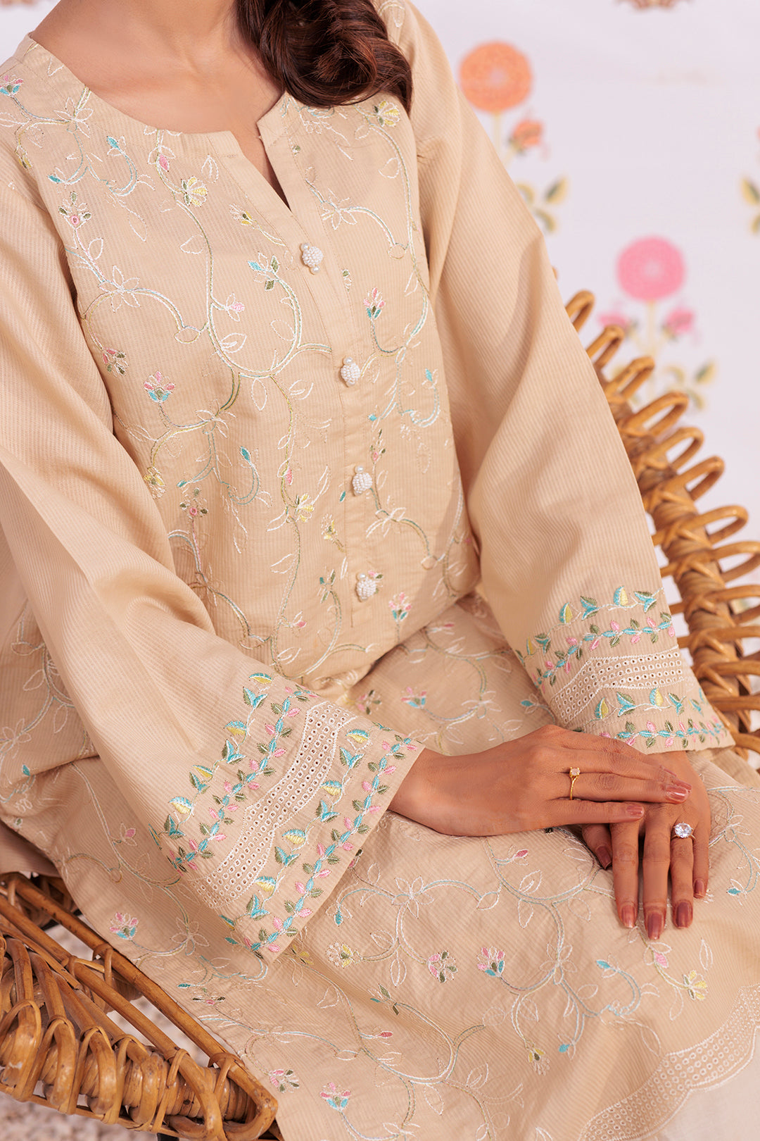 Zellbury | Summer Pret | Embroidered Kurta - 2140 -  Zellbury Women Signature Pret - Original Designer Dress - House of Maryam