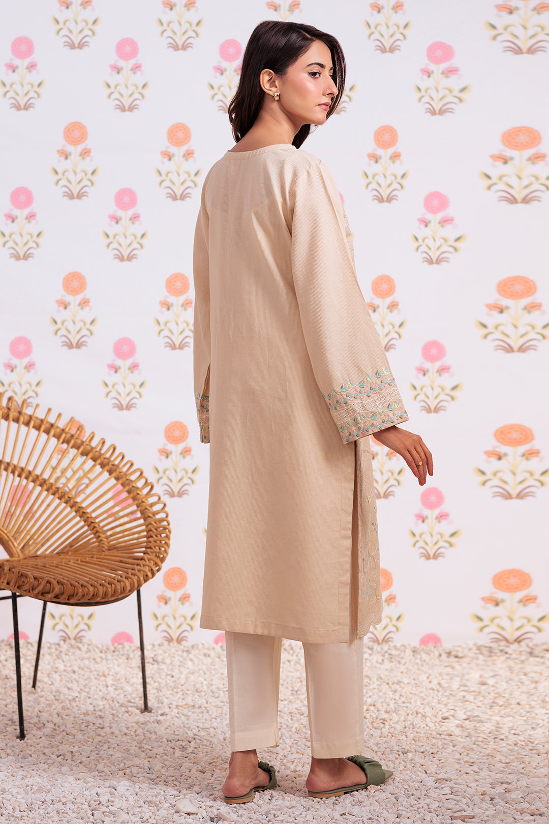 Zellbury | Summer Pret | Embroidered Kurta - 2140 -  Zellbury Women Signature Pret - Original Designer Dress - House of Maryam