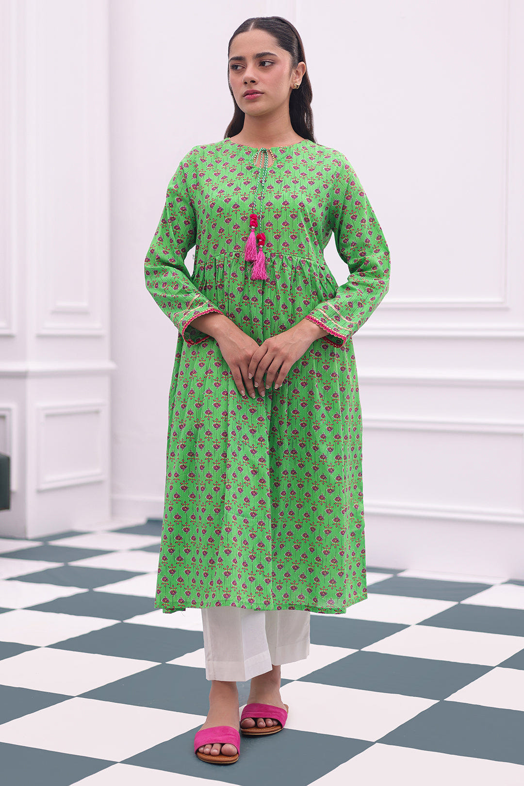 Zellbury | Summer Pret | Tunics - 2647 -  Zellbury Women Essential Pret - Original Designer Dress - House of Maryam