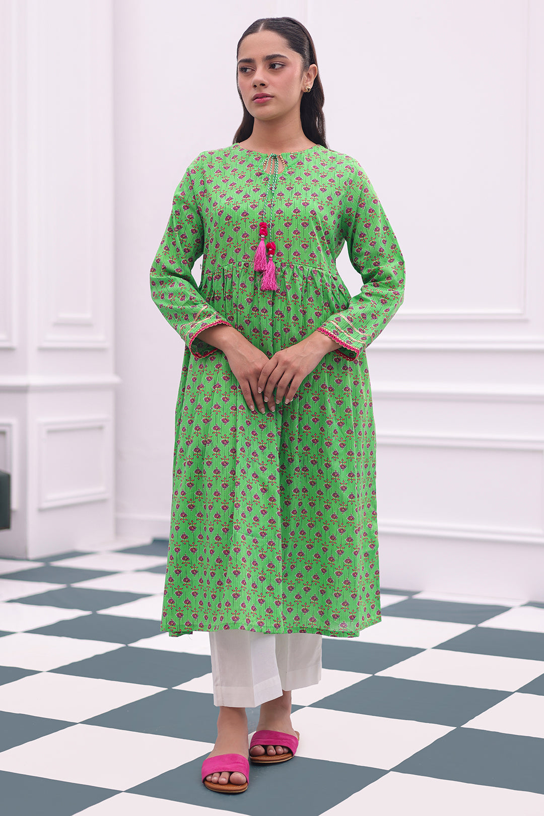 Zellbury | Summer Pret | Tunics - 2647 -  Zellbury Women Essential Pret - Original Designer Dress - House of Maryam