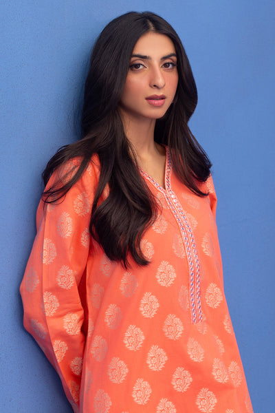 Zellbury | Summer Pret | Embroidered Kurta Trouser - 1738 -  Zellbury Women Essential Pret - Original Designer Dress - House of Maryam