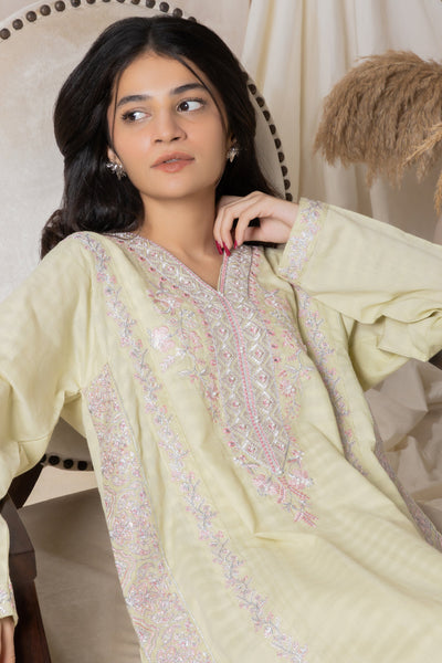 Zellbury | Summer Pret | Embroidered Kurta Trouser - 1767 -  Zellbury Women Signature Pret - Original Designer Dress - House of Maryam