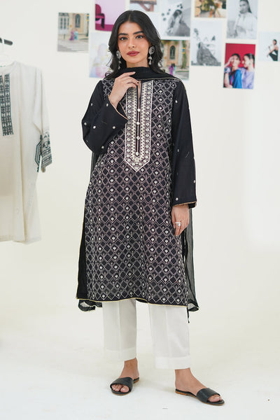 Zellbury | Summer Pret | Embroidered Kurta Dupatta - 1772 -  Zellbury Women Signature Pret - Original Designer Dress - House of Maryam