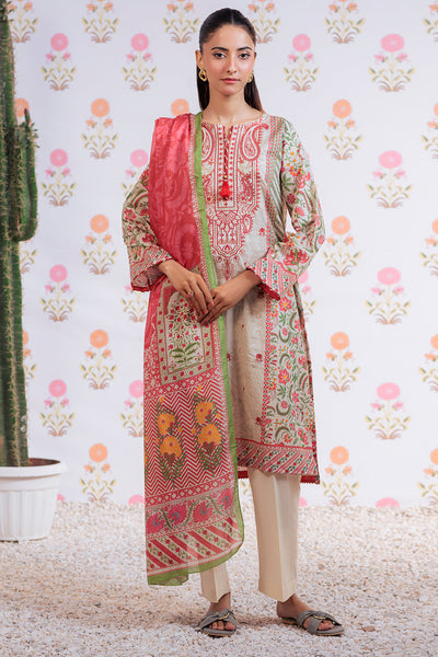 Zellbury | Summer Pret | Embroidered Kurta Dupatta - 1895 -  Zellbury Women Essential Pret - Original Designer Dress - House of Maryam