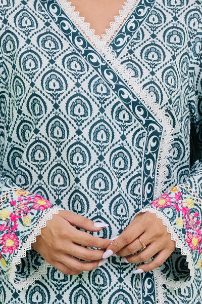 Zellbury | Summer Pret | Embroidered  Kurta Dupatta - 1897 -  Zellbury Women Essential Pret - Original Designer Dress - House of Maryam
