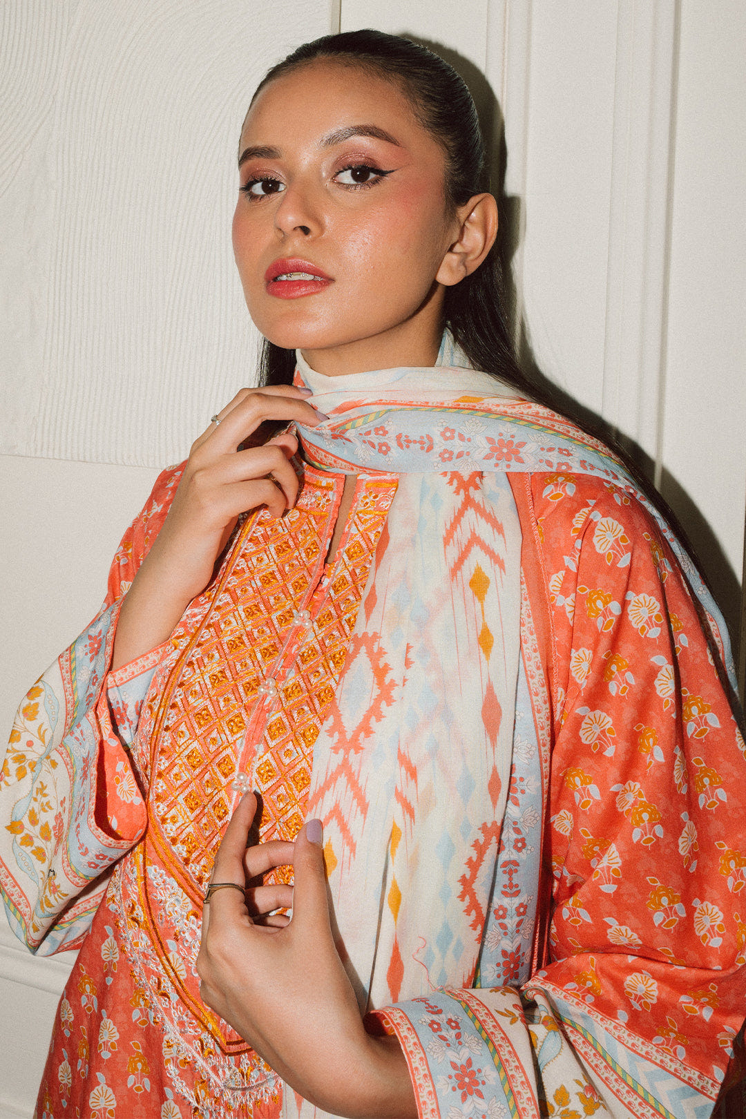 Zellbury | Summer Pret | Embroidered  Kurta Dupatta - 1902 -  Zellbury Women Essential Pret - Original Designer Dress - House of Maryam