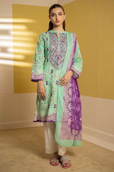 Zellbury | Summer Pret | Embroidered Kurta Dupatta - 1903 -  Zellbury Women Essential Pret - Original Designer Dress - House of Maryam