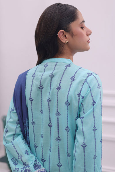Zellbury | Summer Pret | Embroidered Kurta Dupatta - 1907 -  Zellbury Women Essential Pret - Original Designer Dress - House of Maryam