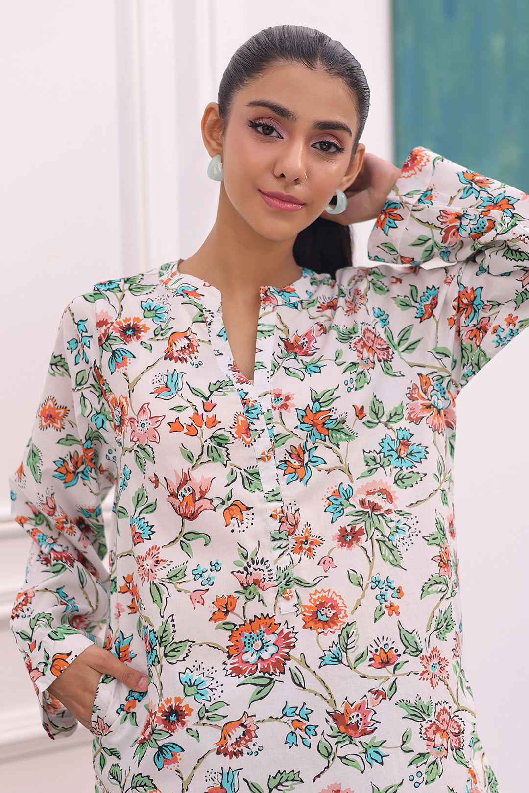 Zellbury | Summer Pret | Kurta Trouser - 1928 -  Zellbury Women Essential Pret - Original Designer Dress - House of Maryam