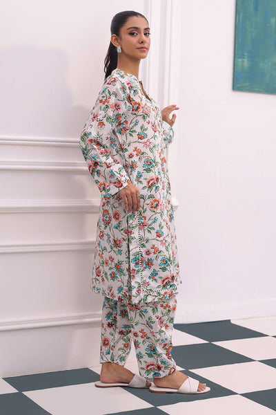 Zellbury | Summer Pret | Kurta Trouser - 1928 -  Zellbury Women Essential Pret - Original Designer Dress - House of Maryam