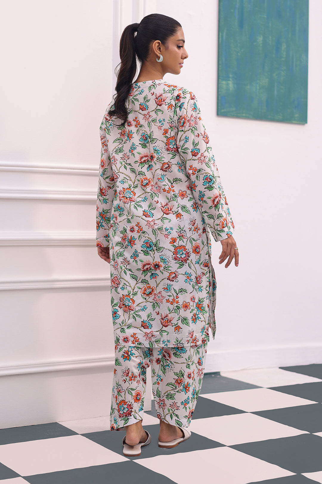 Zellbury | Summer Pret | Kurta Trouser - 1928 -  Zellbury Women Essential Pret - Original Designer Dress - House of Maryam