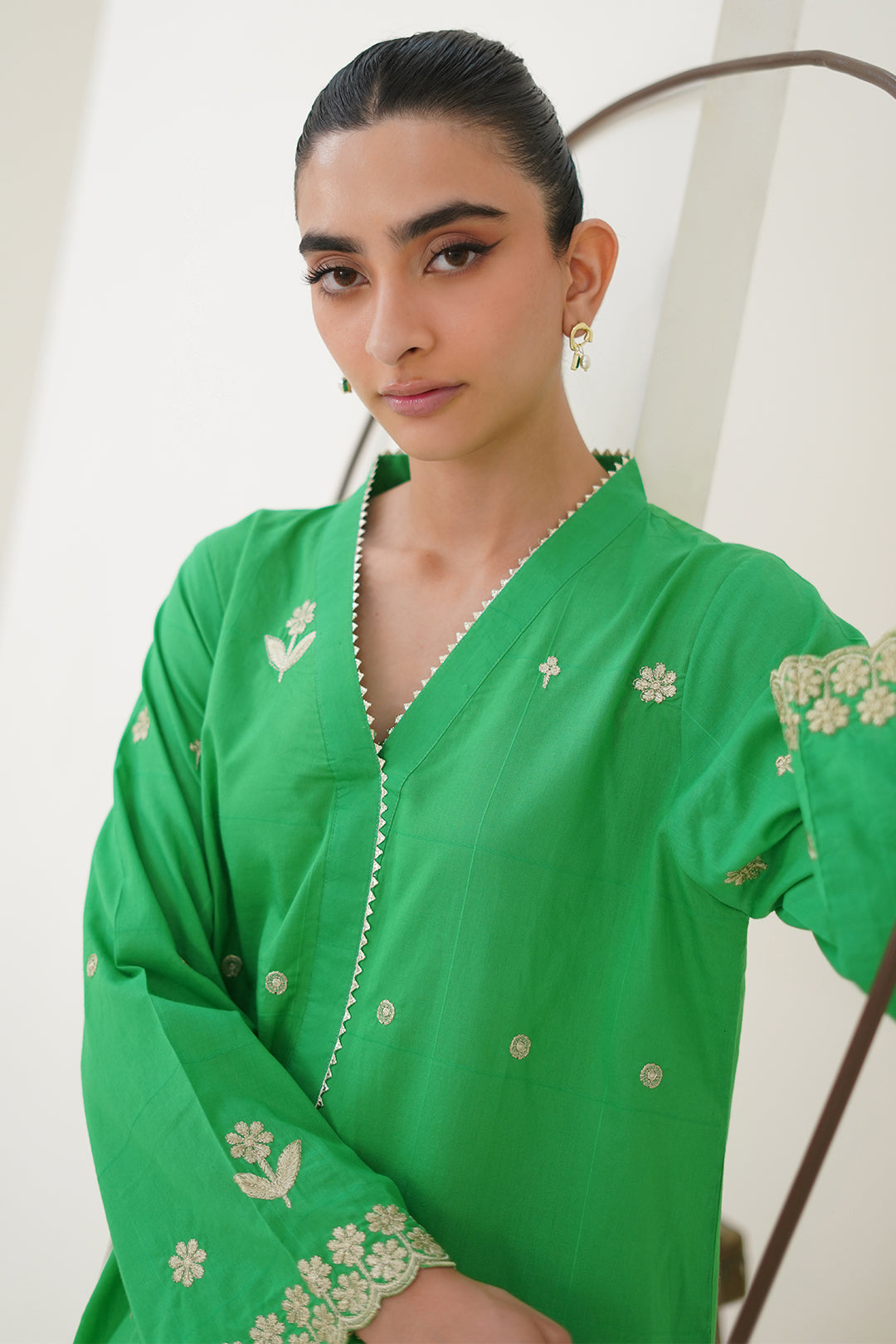 Zellbury | Summer Pret | Embroidered Kurta Trouser - 1933 -  Zellbury Women Essential Pret - Original Designer Dress - House of Maryam