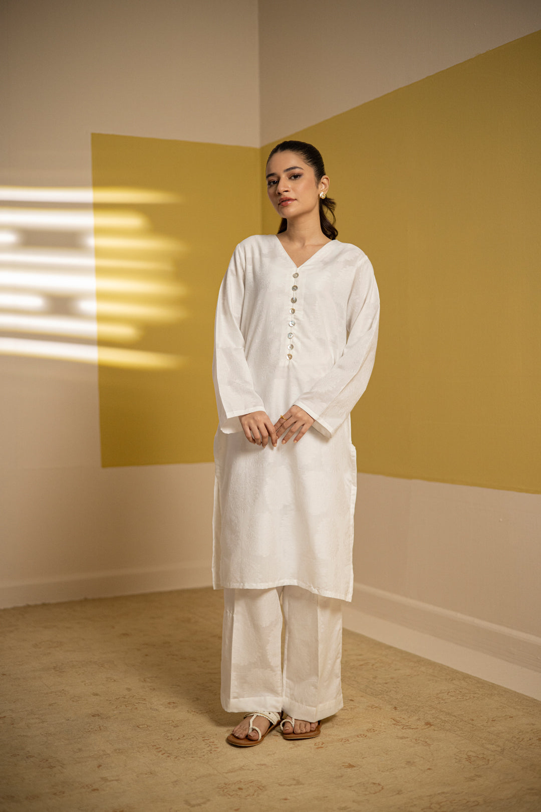 Zellbury | Summer Pret | Kurta Trouser - 1934 -  Zellbury Women Essential Pret - Original Designer Dress - House of Maryam