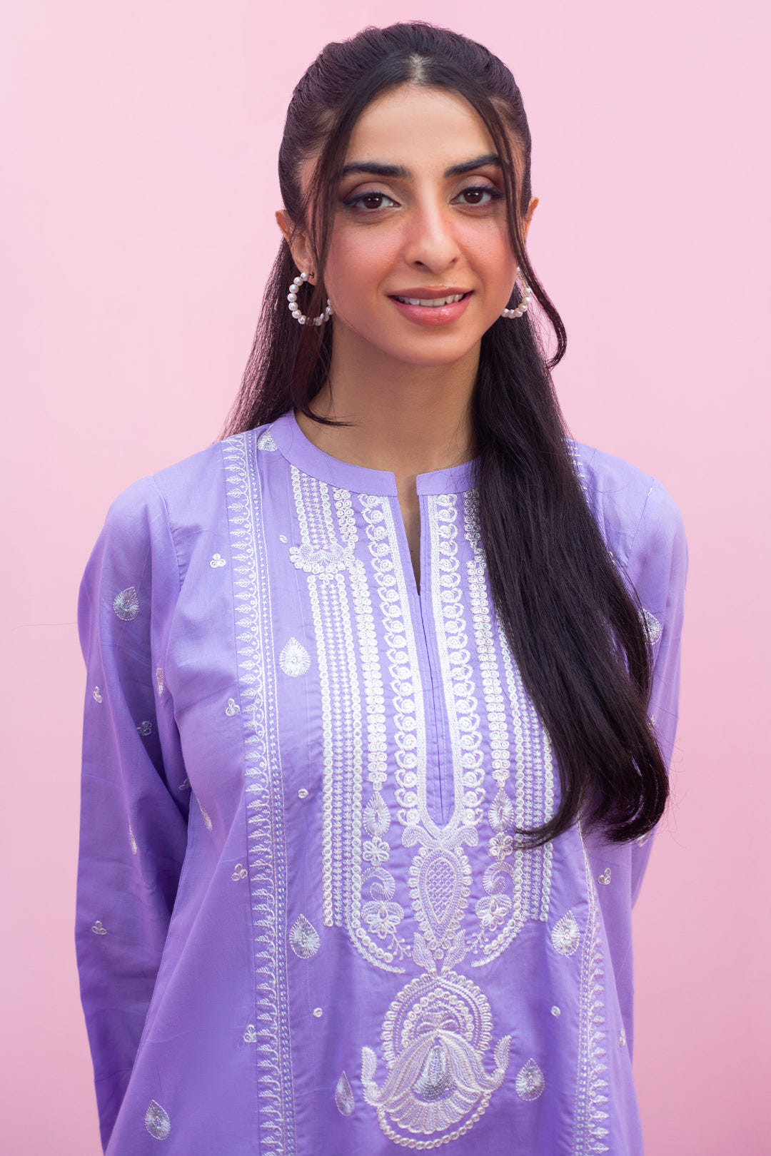 Zellbury | Summer Pret | Embroidered Kurta Trouser - 1935 -  Zellbury Women Essential Pret - Original Designer Dress - House of Maryam