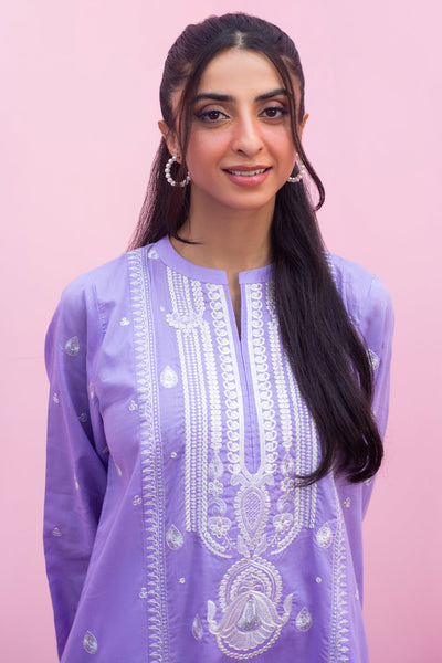 Zellbury | Summer Pret | Embroidered Kurta Trouser - 1935 -  Zellbury Women Essential Pret - Original Designer Dress - House of Maryam