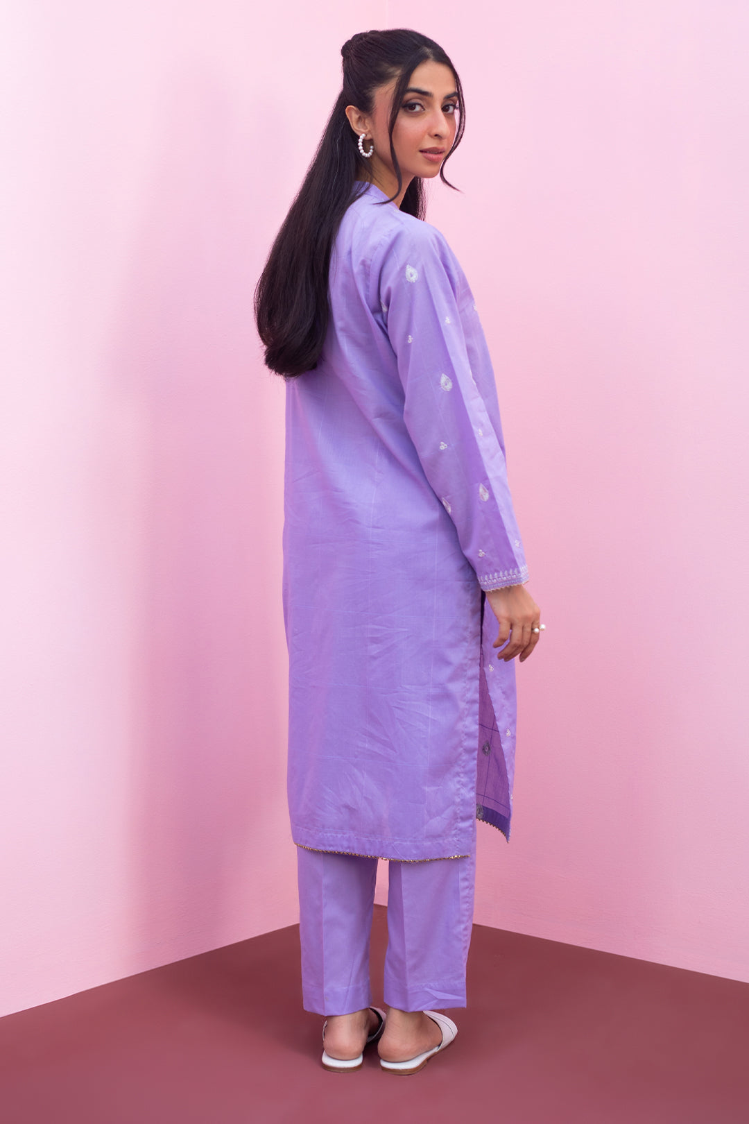 Zellbury | Summer Pret | Embroidered Kurta Trouser - 1935 -  Zellbury Women Essential Pret - Original Designer Dress - House of Maryam