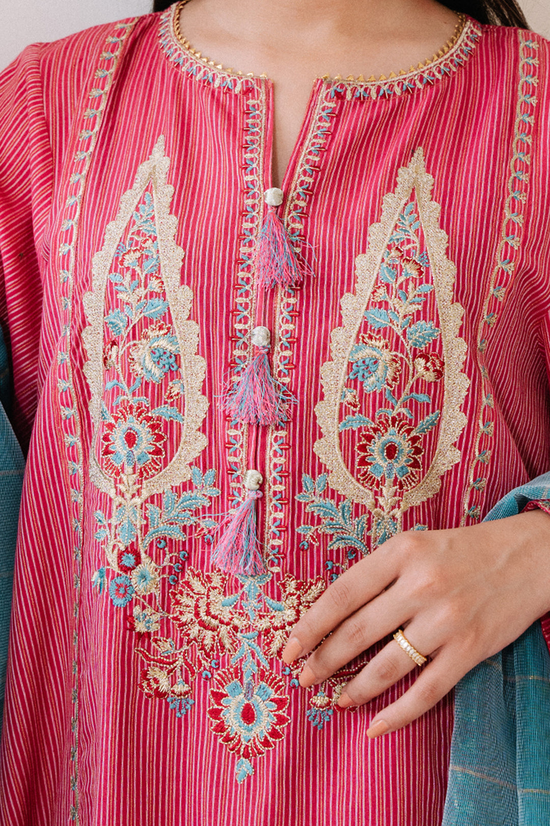 Zellbury | Summer Pret | Embroidered Kurta Dupatta - 1983 -  Zellbury Women Signature Pret - Original Designer Dress - House of Maryam