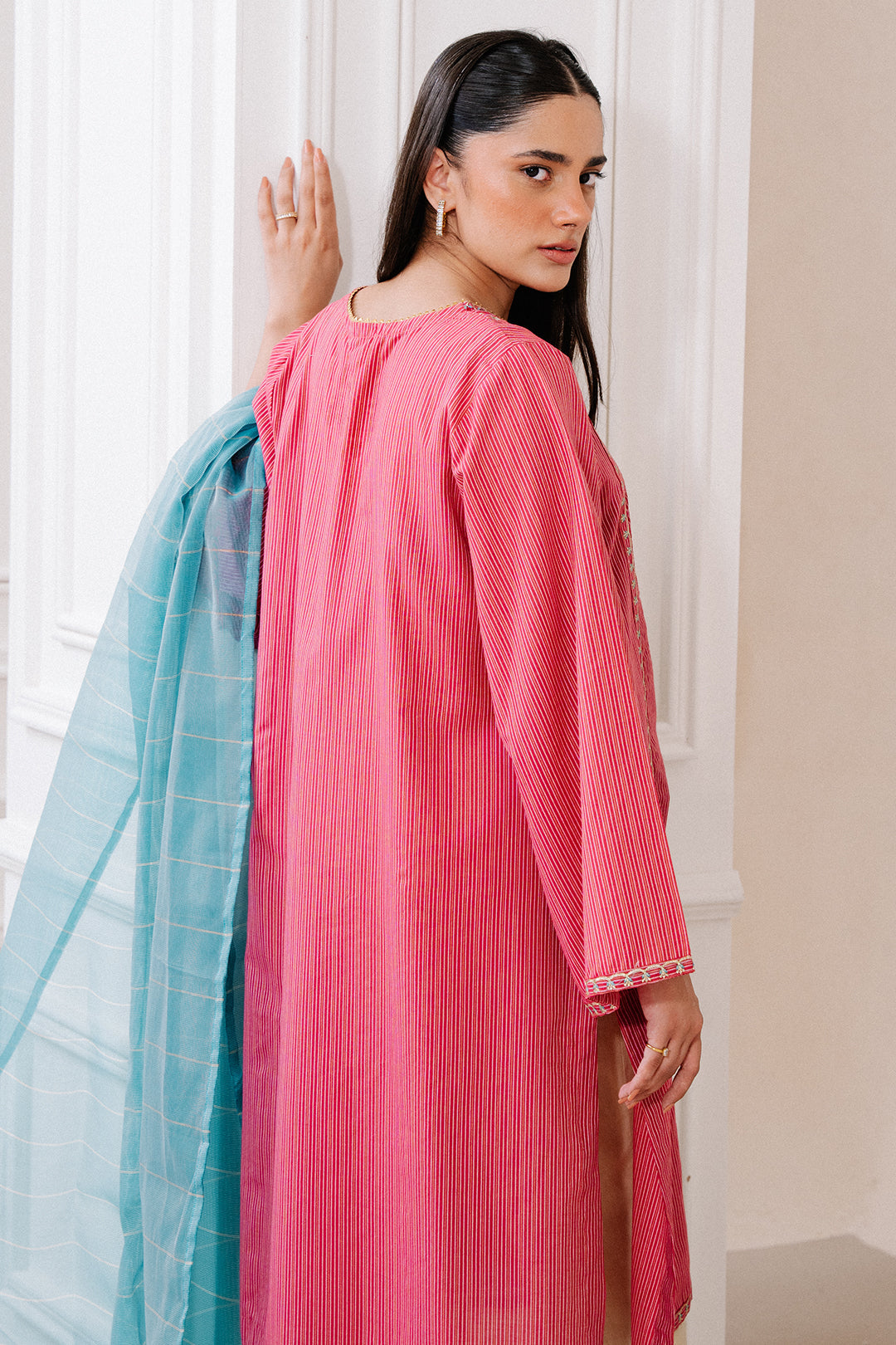 Zellbury | Summer Pret | Embroidered Kurta Dupatta - 1983 -  Zellbury Women Signature Pret -  House of Maryam