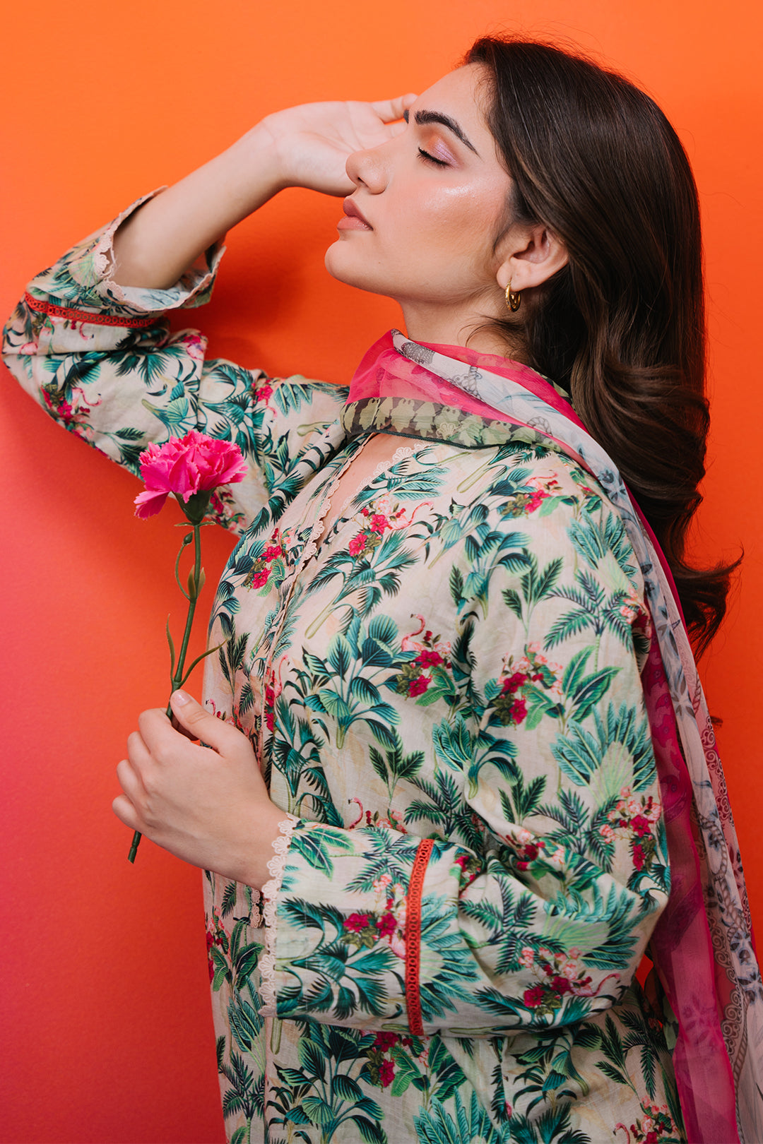 Zellbury | Summer Pret | Kurta Dupatta - 2064 -  Zellbury Women Essential Pret - Original Designer Dress - House of Maryam