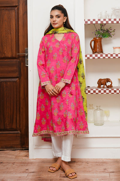 Zellbury | Summer Pret | Kurta Dupatta - 2066 -  Zellbury Women Essential Pret - Original Designer Dress - House of Maryam