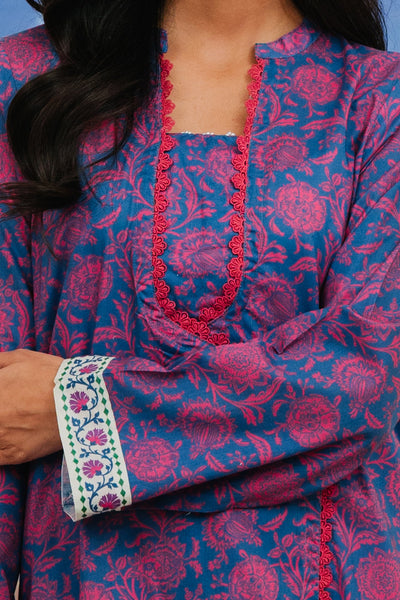 Zellbury | Summer Pret | Kurta Dupatta - 2068 -  Zellbury Women Essential Pret - Original Designer Dress - House of Maryam