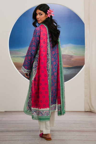 Zellbury | Summer Pret | Kurta Dupatta - 2068 -  Zellbury Women Essential Pret - Original Designer Dress - House of Maryam