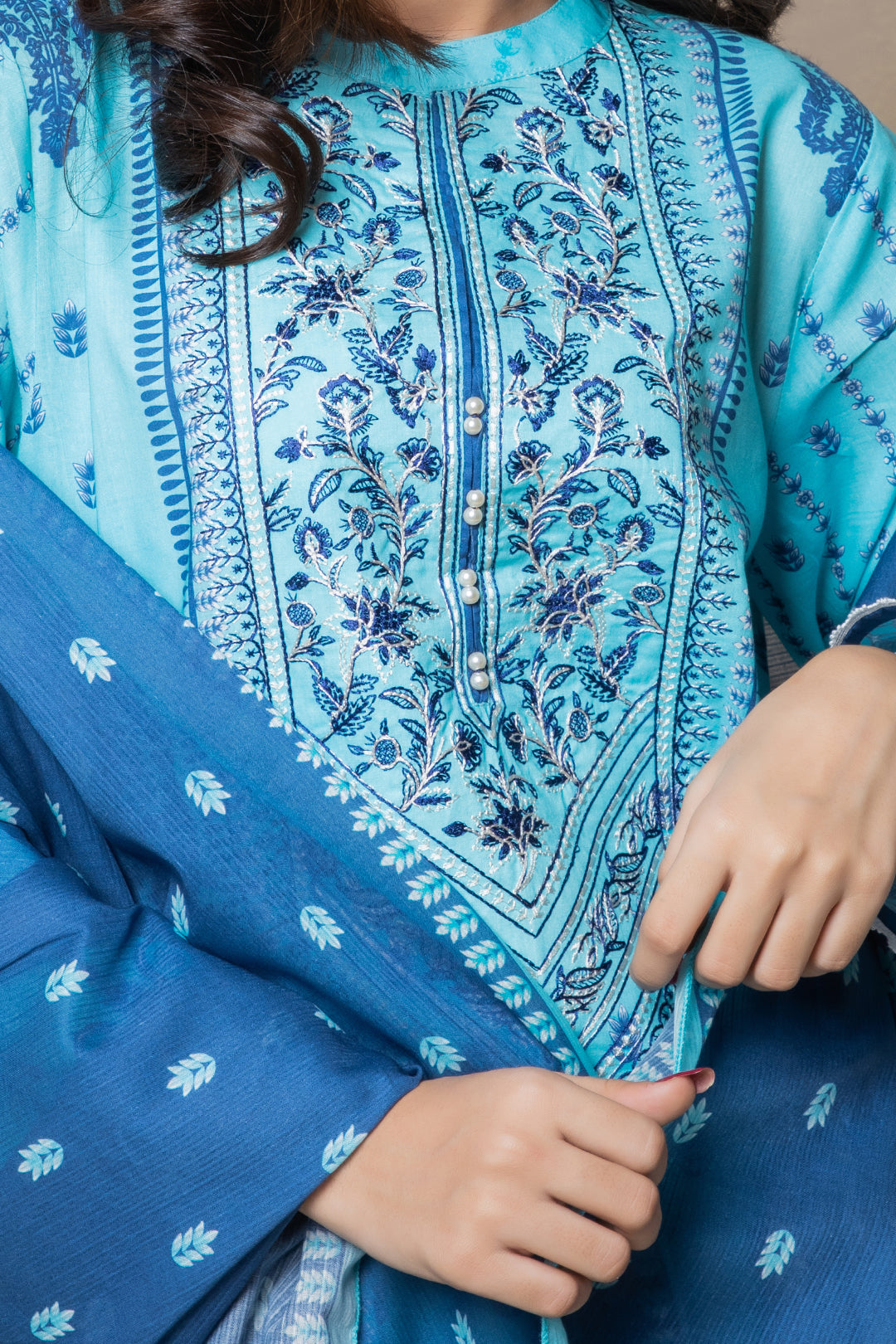 Zellbury | Summer Pret | Embroidered Kurta Dupatta - 2070 -  Zellbury Women Essential Pret - Original Designer Dress - House of Maryam