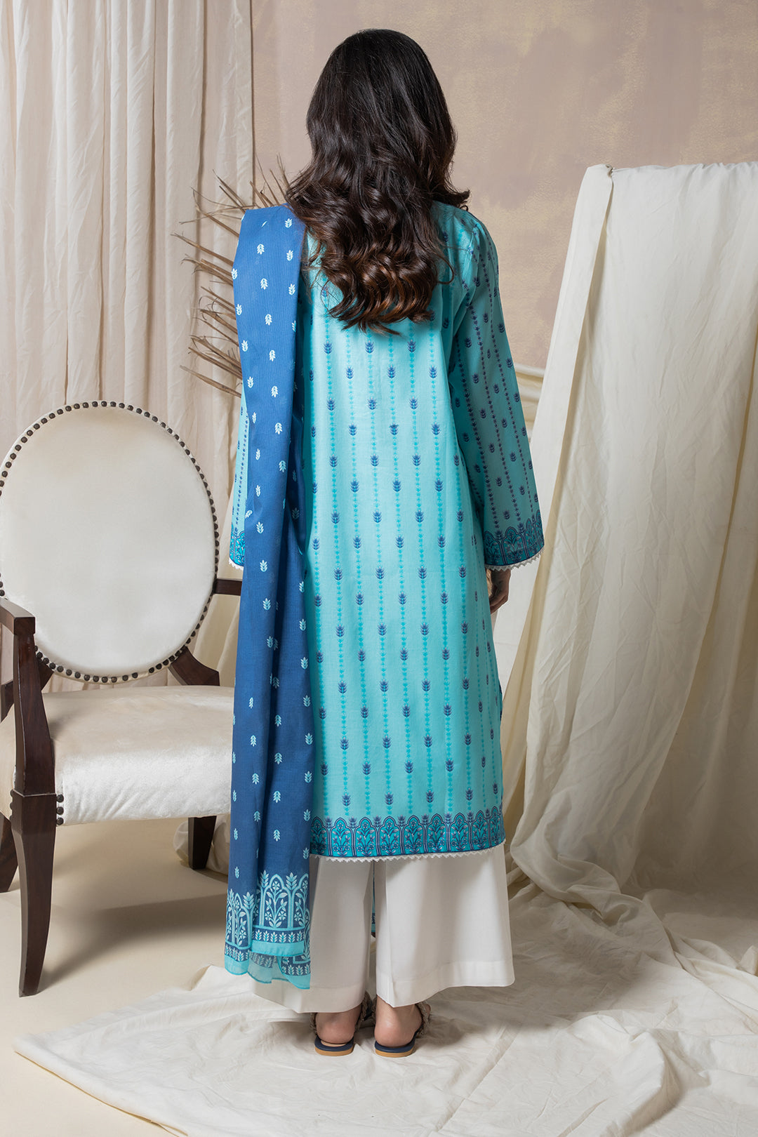 Zellbury | Summer Pret | Embroidered Kurta Dupatta - 2070 -  Zellbury Women Essential Pret - Original Designer Dress - House of Maryam